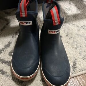 Xtra Tuf Navy Boots Men’s 8